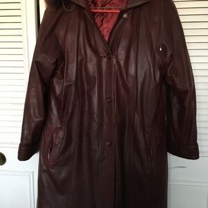 Women's leather jacket